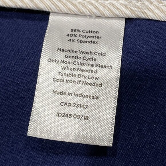 Talbots Snap Front Utility Field Jacket Women's Small Navy Polka Dot Stretch - Picture 10 of 11